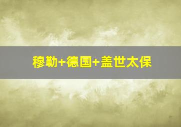 穆勒 德国 盖世太保